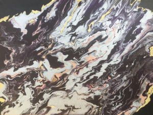 Acrylic, Mixed media,
Size: 30x40 By the sea