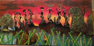 Dancing women